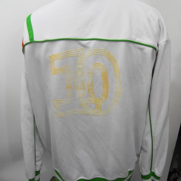 Mexico XL Soccer Football White Warm-Up Jacket #10 - Picture 4 of 5